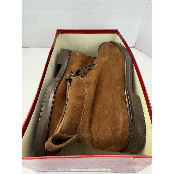 Salvatore Ferragamo Sport Women's Boots SH 0266 14 10 1C Brown Suede Italy - Picture 10 of 11